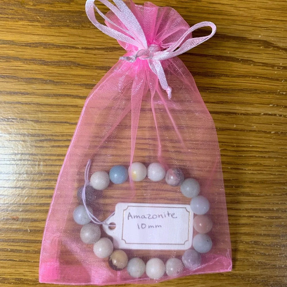 Amazonite Crystal Bracelet (10mm beads) - Picture 5 of 5